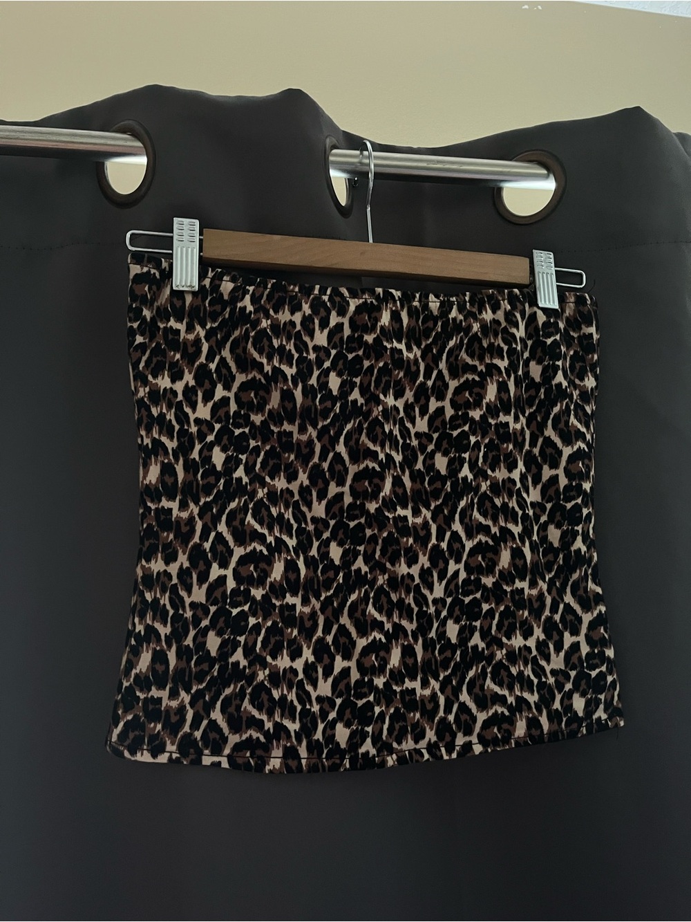 Leopard Print Tube Top Plus The Pink Tube top